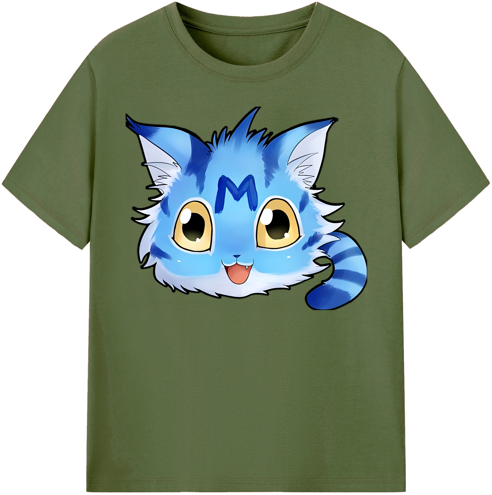 （画像用） Digimon デジタルモンスター/デジモン 綿100％半袖Tシャツ（フロントプリント）
